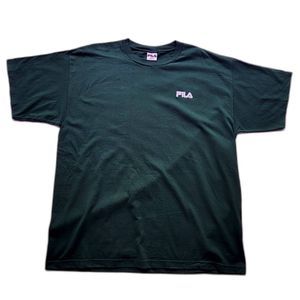 Vintage Fila Men's XL Green T-Shirt - NWT, Made in USA